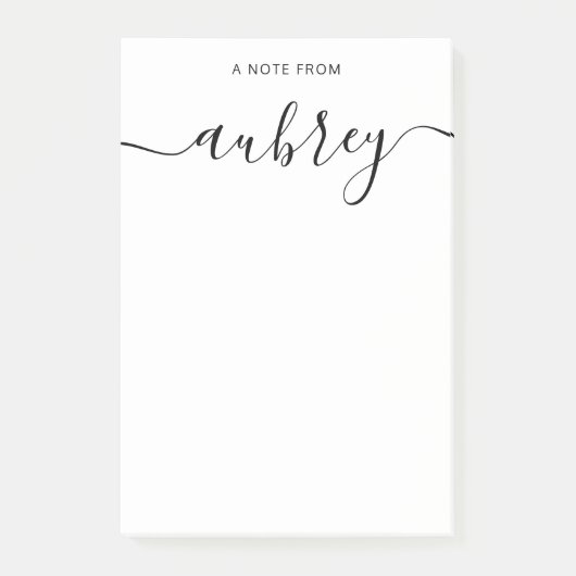 Post-it® Calligraphie manuscrite simple (Devant)