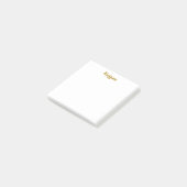 Post-it® Calligraphie Professionnel Élégant Couleur Or (Incliné)