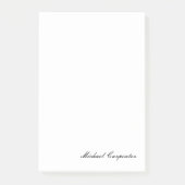 Post-it® Calligraphie professionnelle simple (Devant)