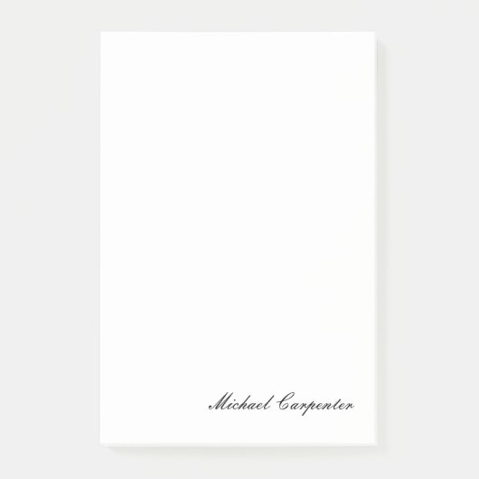 Post-it® Calligraphie professionnelle simple (Devant)