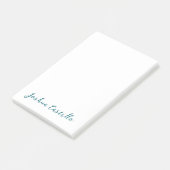 Post-it® Calligraphie Simple Plain Nom Professionnel (Incliné)