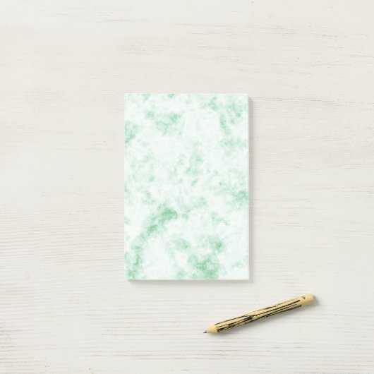 Post-it® Calmer les notes post-it en marbre vert (Sur un bureau)