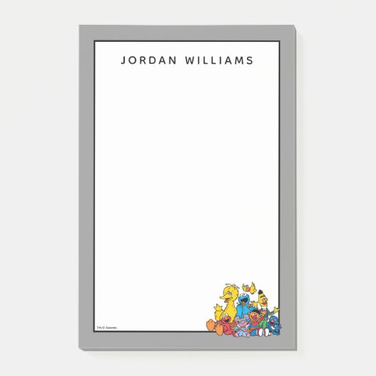 Post-it® Camarades de la douce rue Sésame (Devant)