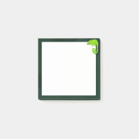 Caméléon mignon vert