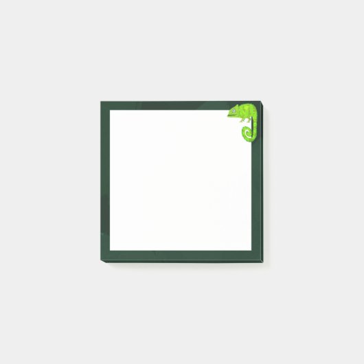 Post-it® Caméléon mignon vert (Devant)