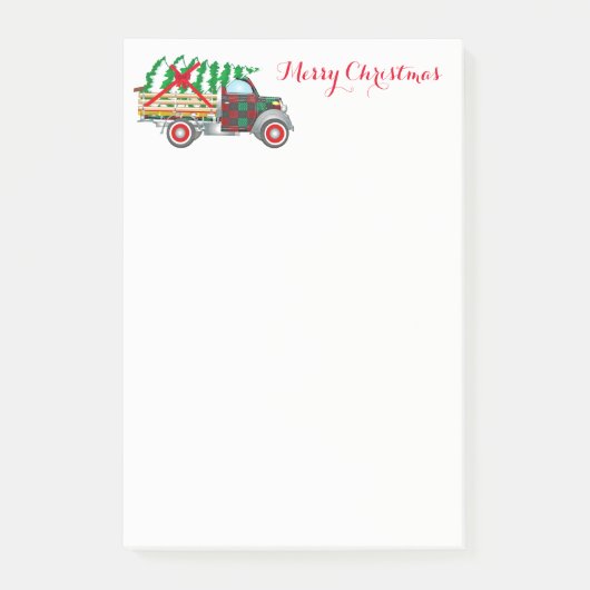 Post-it® Camion de Noël Post-it-Notes (Devant)