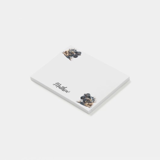 Post-it® Camion Monster de course Black White (Incliné)