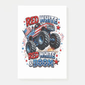 Post-it® Camion Monstre Red White Boom (Devant)