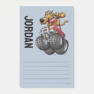 Post-it® Camion monstre Scooby-Doo   Ajouter Votre Nom