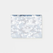 Post-it® Camo bleu, Camo d'hiver, Camouflage neige, Militai (Devant)