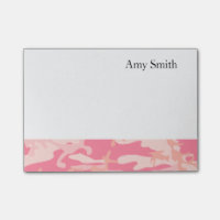 Camo Courrier--Note-Rose