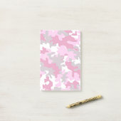 Post-it® Camo rose (Sur un bureau)