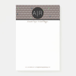 Post-it® Camo triangulaire Abstrait moderne