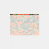 Post-it® Camo Vert et Orange, Camouflage, Militaire, Armée (Devant)