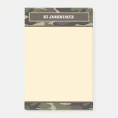 Post-it® Camouflage de fatigue de l'armée de camo Brown et  (Devant)