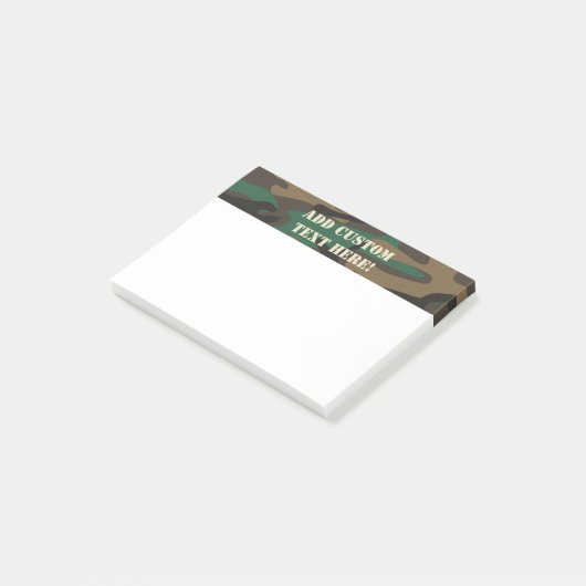Post-it® Camouflage militaire Brown vert (Incliné)
