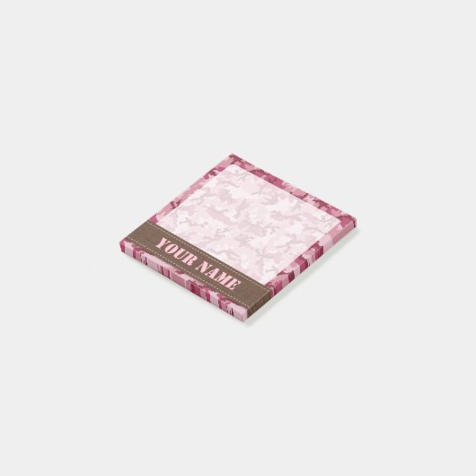 Post-it® Camouflage rose (Incliné)
