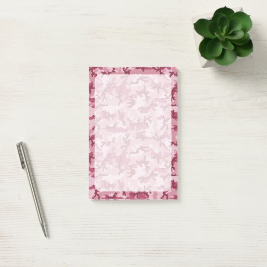 Post-it® Camouflage rose (Bureau)