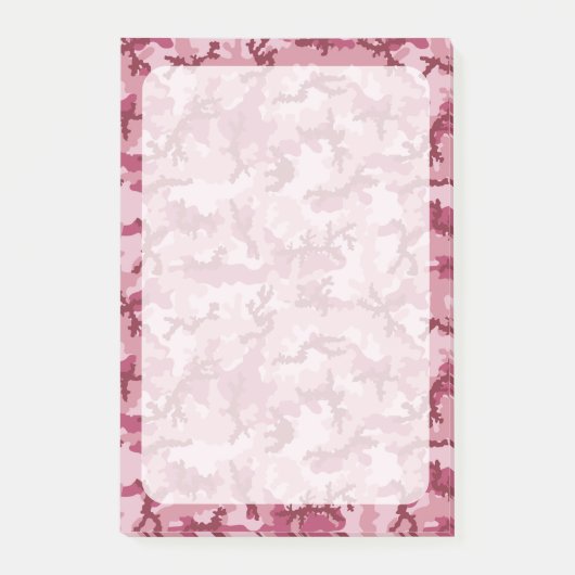 Post-it® Camouflage rose (Devant)