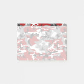 Post-it® Camouflage rouge et gris, Militaire, Armée (Devant)