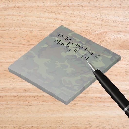 Post-it® Camouflage vert militaire