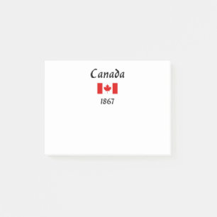 Post-it® Canada 1867 Ancien drapeau du Balthazar couleur cl