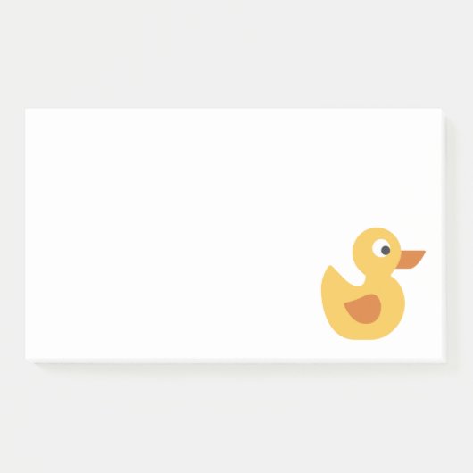 Post-it® canard en caoutchouc (Devant)
