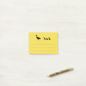 Post-it® Canard et caneton (Sur un bureau)