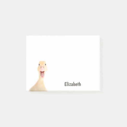 Post-it® Canard mignon nom personnalisé (Devant)