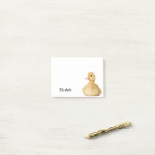 Post-it® Canard mignon nom personnalisé (Sur un bureau)