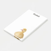 Post-it® Canard mignon nom personnalisé (Incliné)