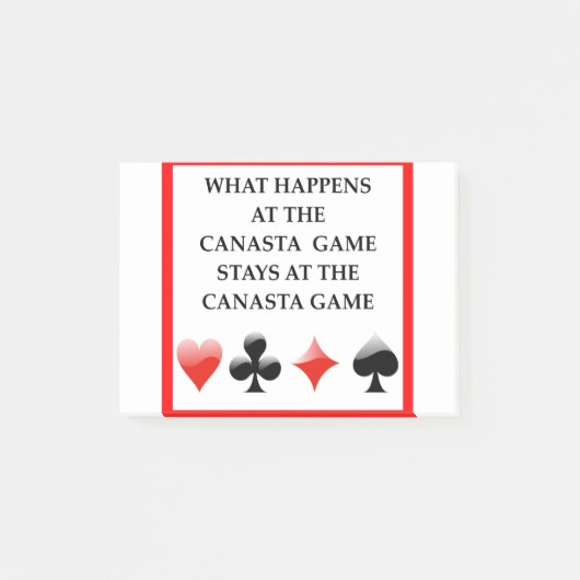 POST-IT® CANASTA (Devant)