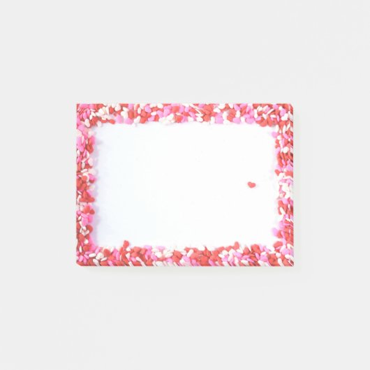 Post-it® Candy Hearts Post It Notes (Devant)