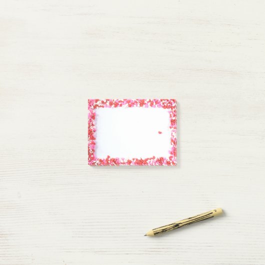 Post-it® Candy Hearts Post It Notes (Sur un bureau)