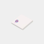 Post-it® Candy lollipop aquarelle art sucré (Incliné)