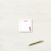 Post-it® Candy Seahorse (Sur un bureau)