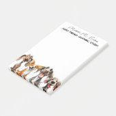 Post-it® Canine Chien Groomer Animaux de compagnie Services (Incliné)