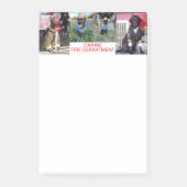 Post-it® Canine Fire Department Note Pad (Devant)