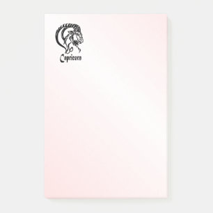 Post-it® Capricorne Argenté le Bouc de Mer Zodiaque
