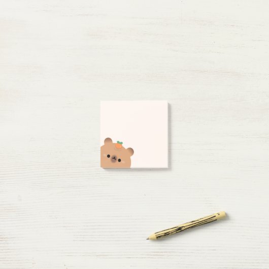Post-it® Capybara (Sur un bureau)