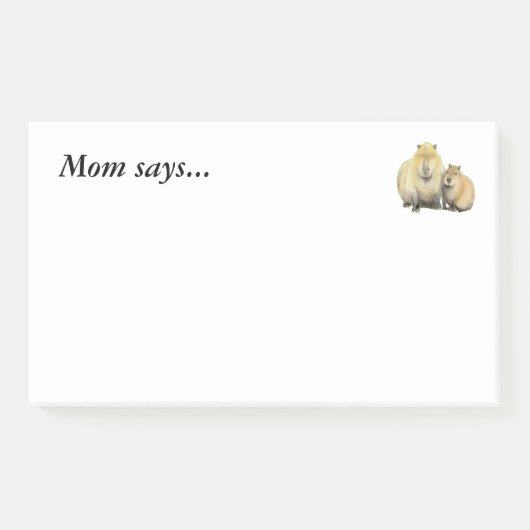 Post-it® Capybara (Devant)