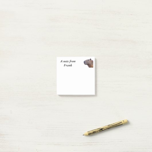 Post-it® Capybara (Sur un bureau)