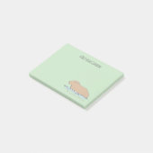Post-it® Capybara Cute Wildlife Zoo animal (Incliné)