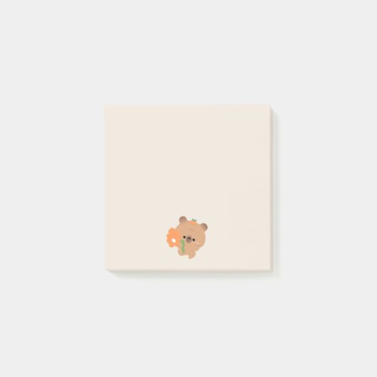 Post-it® Capybara Romantique Mignon (Devant)