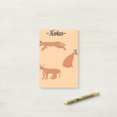 Post-it® Caracals (Sur un bureau)