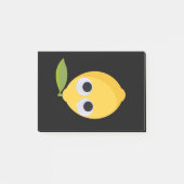 Post-it® Caractère citron mignon avec yeux googly (Devant)