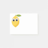Post-it® Caractère citron mignon avec yeux googly (Devant)
