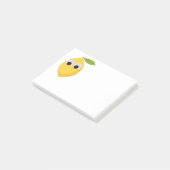 Post-it® Caractère citron mignon avec yeux googly (Incliné)