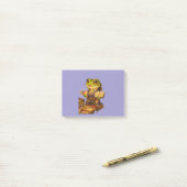Post-it® Caractère de grenouille créatrice de royaume (Sur un bureau)