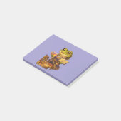 Post-it® Caractère de grenouille créatrice de royaume (Incliné)